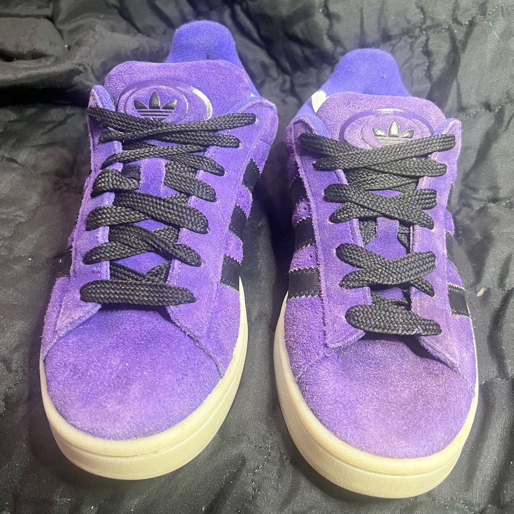 Adidas CAMPUS OOS SHOES Purple Suede Sneakers - Picture 2 of 16